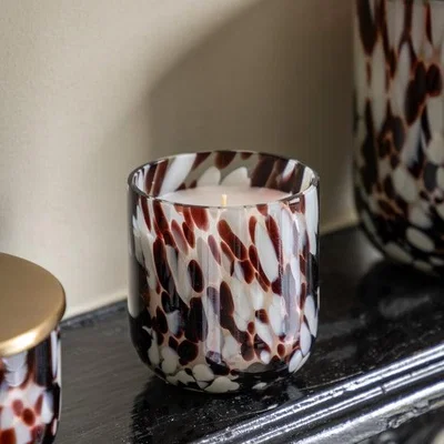 Dunelm Peony Musk Single Wick Confetti Candle