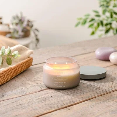 Dunelm Relax Multi Wick Crackle Candle