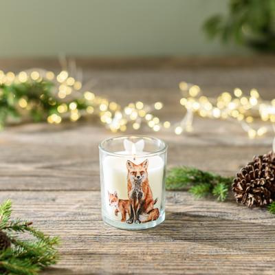 Dunelm Fox Linen Candle