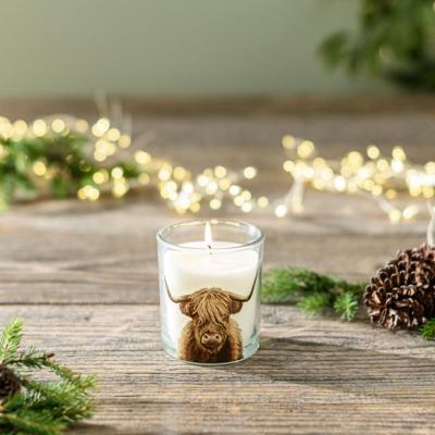 Dunelm Hamish the Cow Linen Candle