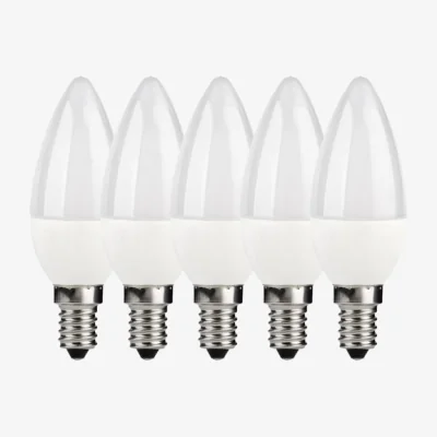 Dunelm Set of 5 5W SES LED Candle Bulbs