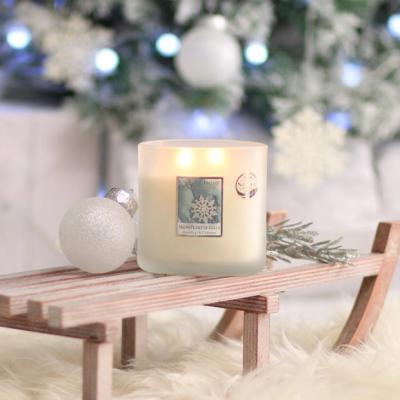 Dunelm Heart & Home Snowflake Sparkle Multi Wick Candle