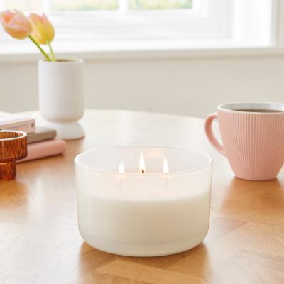 Dunelm Poppy and Iris Wick Candle White