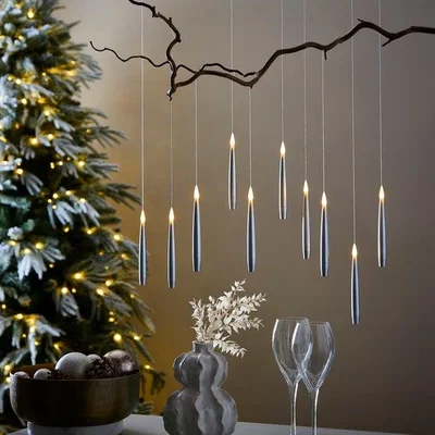 Dunelm Set of 10 Floating LED Candles