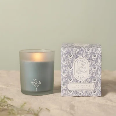 Dunelm Sophia Lane Dune Petals Floral Candle