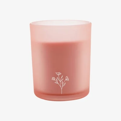 Dunelm Sophia Lane Velvet Rose Floral Candle