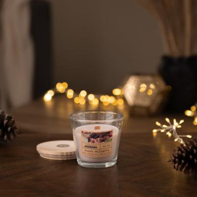 Dunelm Woodwick Mulberry & Rhubarb Candle