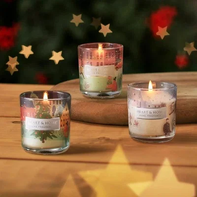 Dunelm Heart & Home Candle Gift Set