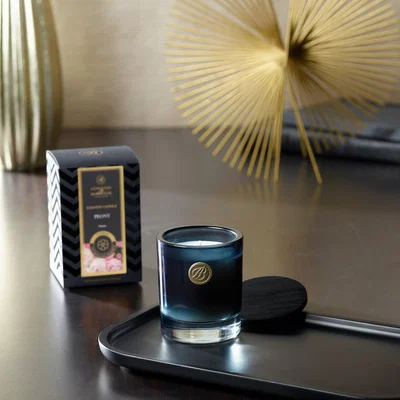 Dunelm Ashleigh & Burwood Peony Candle Black