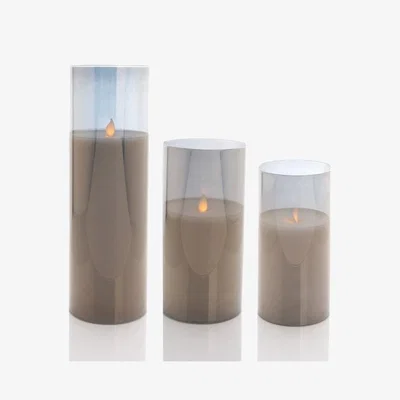 Dunelm Hestia Set of 3 LED Candles