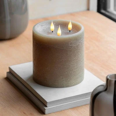 Dunelm Cedar & Sage Multi Wick LED Candle