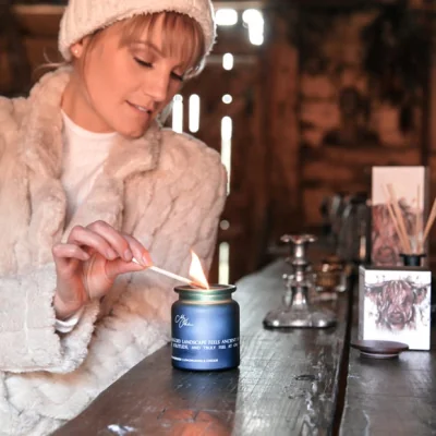 Dunelm Meg Hawkins The Hebrides Highland Cow Soy Candle