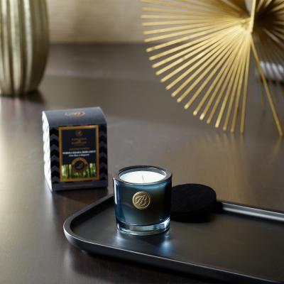 Dunelm Ashleigh & Burwood White Cedar and Bergamot Candle Black
