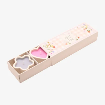 Dunelm Love Life Just For You Set of 3 Lychee & Raspberry Mini Candles