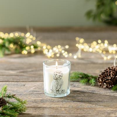 Dunelm Cockapoo Linen Candle