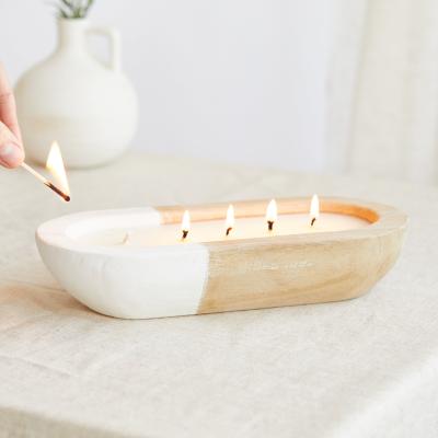 Dunelm Scandi Driftwood Sandalwood & Musk wick Candle Natural