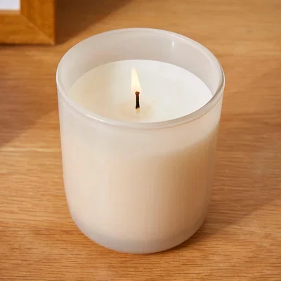 Dunelm Core Plus Vanilla and Sandalwood Single Wick Candle Brown