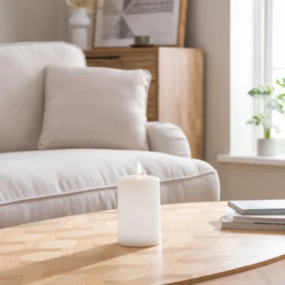 Dunelm Soft Glow LED Pillar Candle