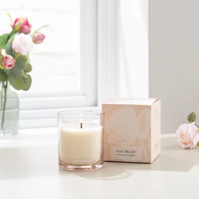 Dunelm Rose Melody Candle