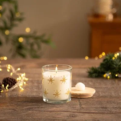 Dunelm Star Pom Pom Gingerbread Candle