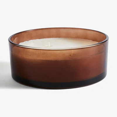 Dunelm Vanilla Sugar Large Wick Candle Grey