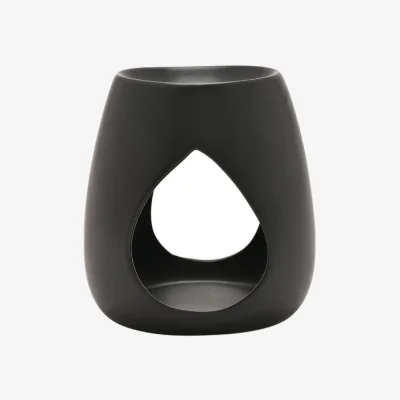 Dunelm Hestia Black Teardrop Wax Melt Burner