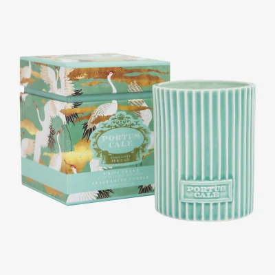 French Bedroom Sage Ceramic Scented Candle by Portus Cale