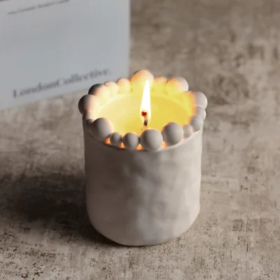 French Bedroom Beaded Candle, by London Collective