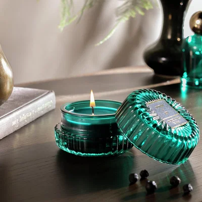 Habitat Habitat Small Lidded Votive Candle - Juniper & Gin
