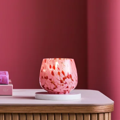 Habitat Habitat Confetti Glass Boxed Candle - Pink Jasmine & Amber