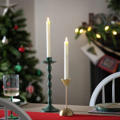 Habitat Habitat Pack of 2 LED Wax Taper Candles