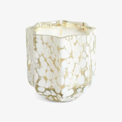 Habitat Habitat Mercury Confetti Glass Star Candle - Frosted Cedar