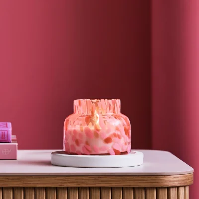 Habitat Habitat Confetti Small Glass Candle - Pink Jasmine & Amber