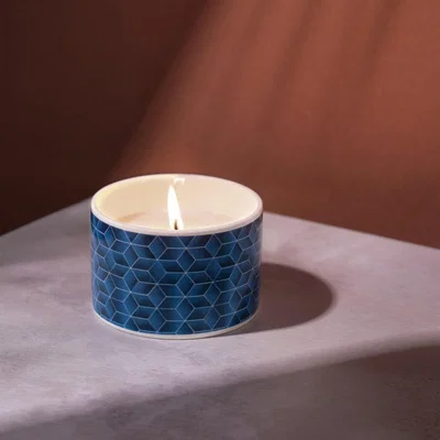 Habitat Fired Earth Medium Candle - Assam & White Cedar