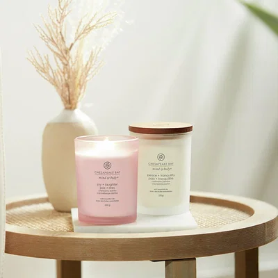 Habitat Chesapeake Bay Medium Candle Jar - Cranberry Dahlia