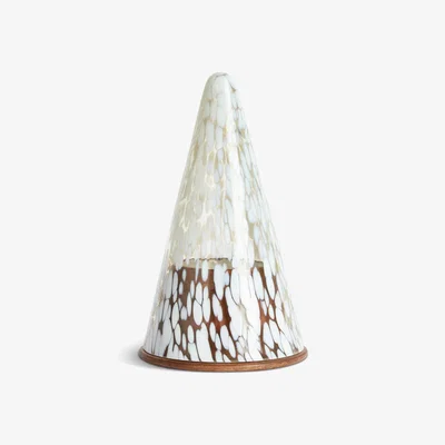 Habitat Habitat Confetti Glass Large Tree Candle - Frosted Cedar