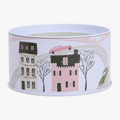 Habitat Firefly Xmas Scene Small Scented Tin Candle -Spiced Chestnut