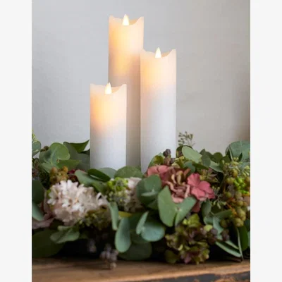 Heal's Sirius Sara LED Indoor Flameless Candle Slim White 15cm