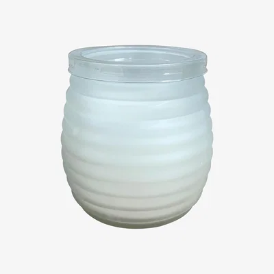 Homebase Biteshield Citronella Patio Jar Candle -  White