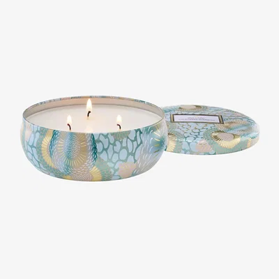 John Lewis Voluspa California Summers Three Wick Tin Scented Candle, 500g