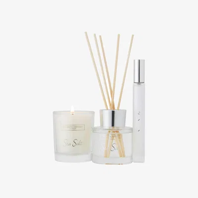 John Lewis The White Company Sea Salt Mini Home Fragrance Gift Set