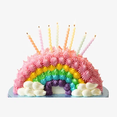 John Lewis Talking Tables Pastel Twirl Birthday Candles, Pack of 8