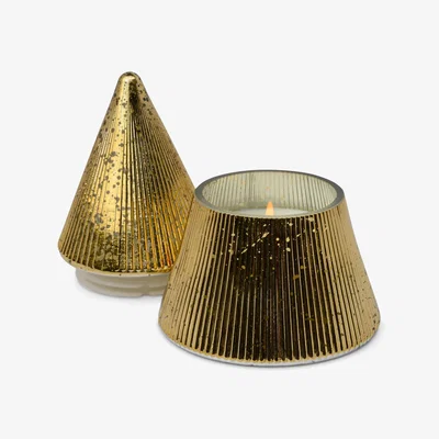 John Lewis Paddywax Cypress & Fir Glass Christmas Tree Scented Candle, 640g