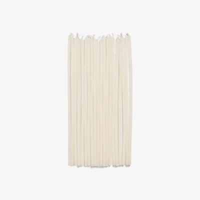 Kave Home Solvin set of 20 beige candles