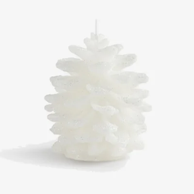 La Redoute Caspar Wax Candle in Pine Cone Shape H9.5cm
