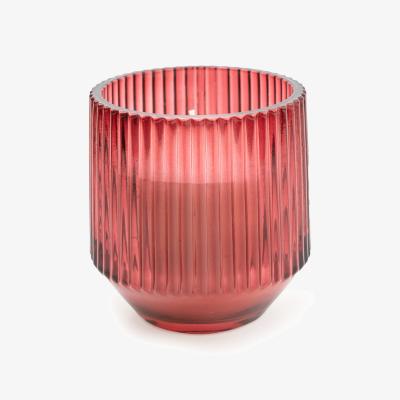 La Redoute Large Pomegranate & Cassis Ridged Candle