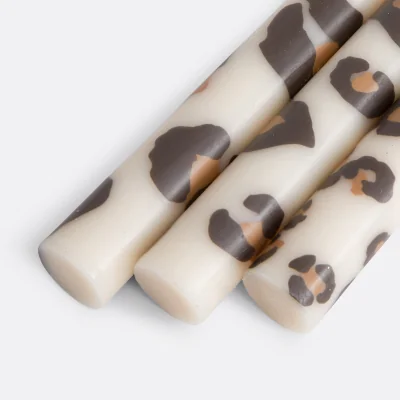 La Redoute Set of 3 Azhar Leopard Print Candles
