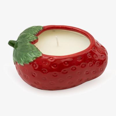 La Redoute Strawberry Ceramic Candle
