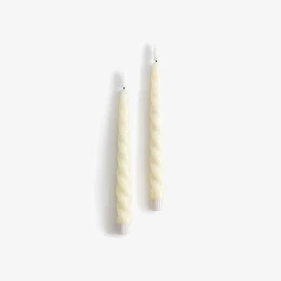La Redoute Set of 2 Caspar Twisted Wax LED Candles