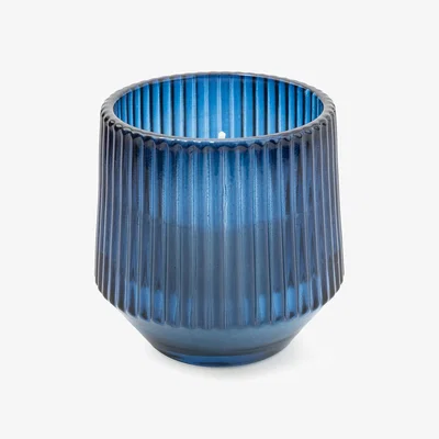 La Redoute Small Midnight Pomegranate Ridged Candle